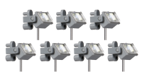 H0 Deckenstrahler, LED 7 Stk