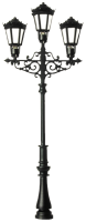 H0 Gaslaterne dreifl. LED