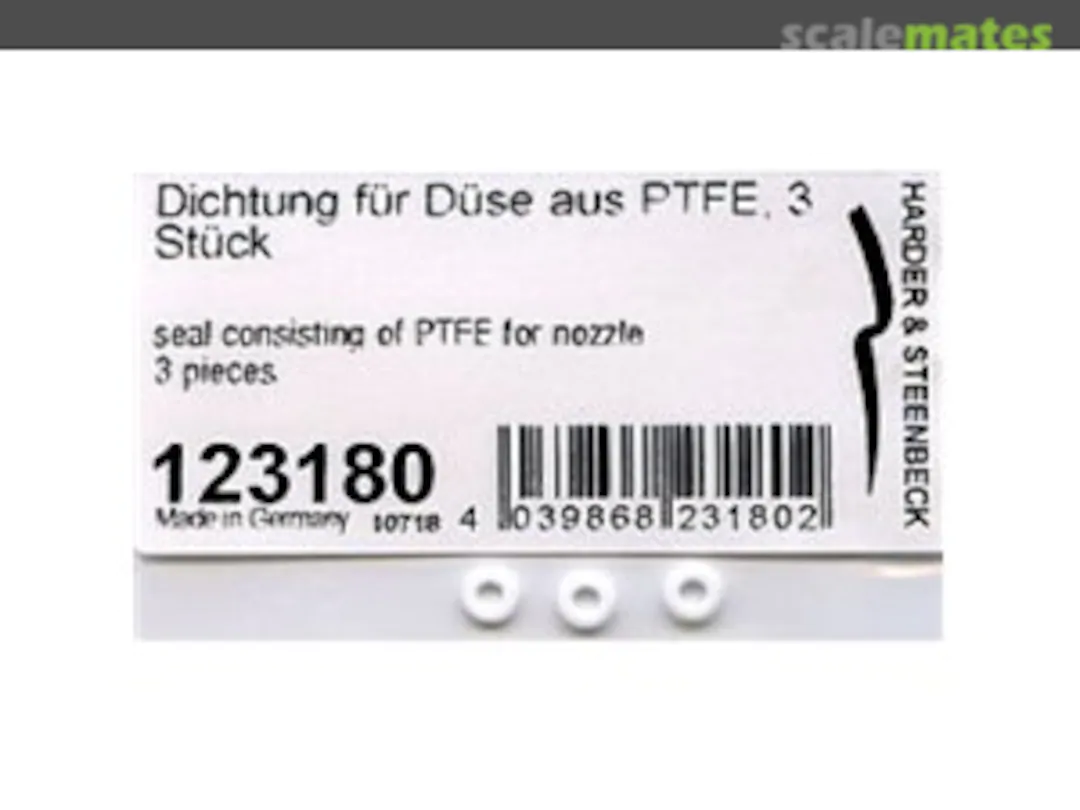 Dichtung für Düse aus PTFE  3 Stück