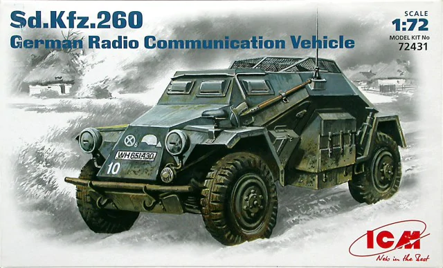 1/72 Sd.Kfz.261 Radio Komikationswagen