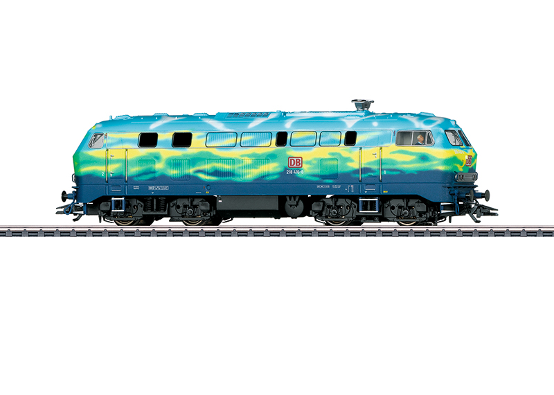 Locomotive diesel s&#233;rie 218