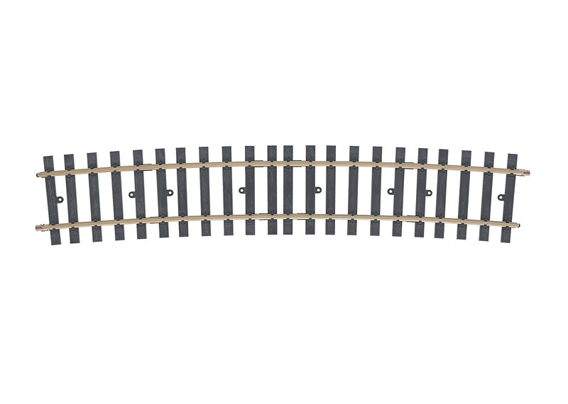 Curved track 22.5&#176; 2461 mm(H1