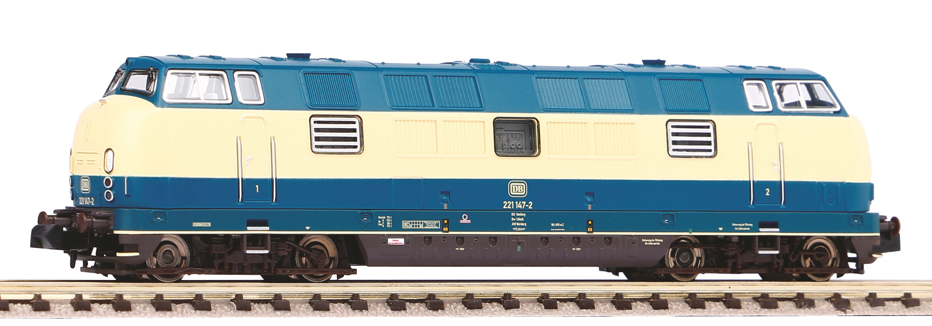 N N-Diesellok BR 221 Beigeblau DB IV, DCS