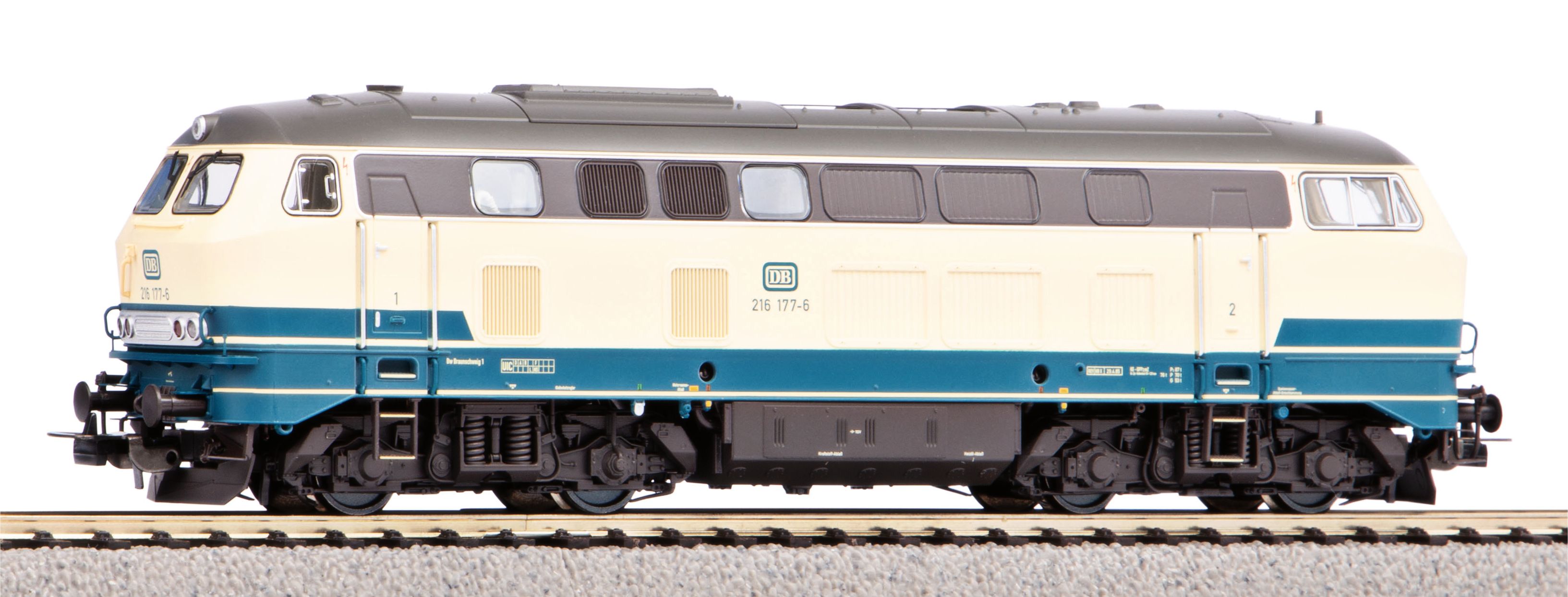 H0 Diesellok BR 216 beigeblau DB IV, DCS