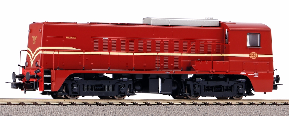 H0 Diesellok Rh 2200 NS rotbraun III + DSS PluX22