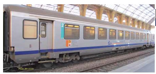 H0 2 SNCF Personenwagen Corail B PACA Ep. VI
