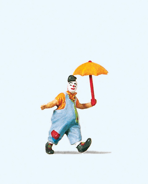 1:87  Clown mit Schirm