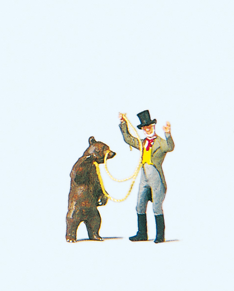1:87  Bärenführer mit Bär