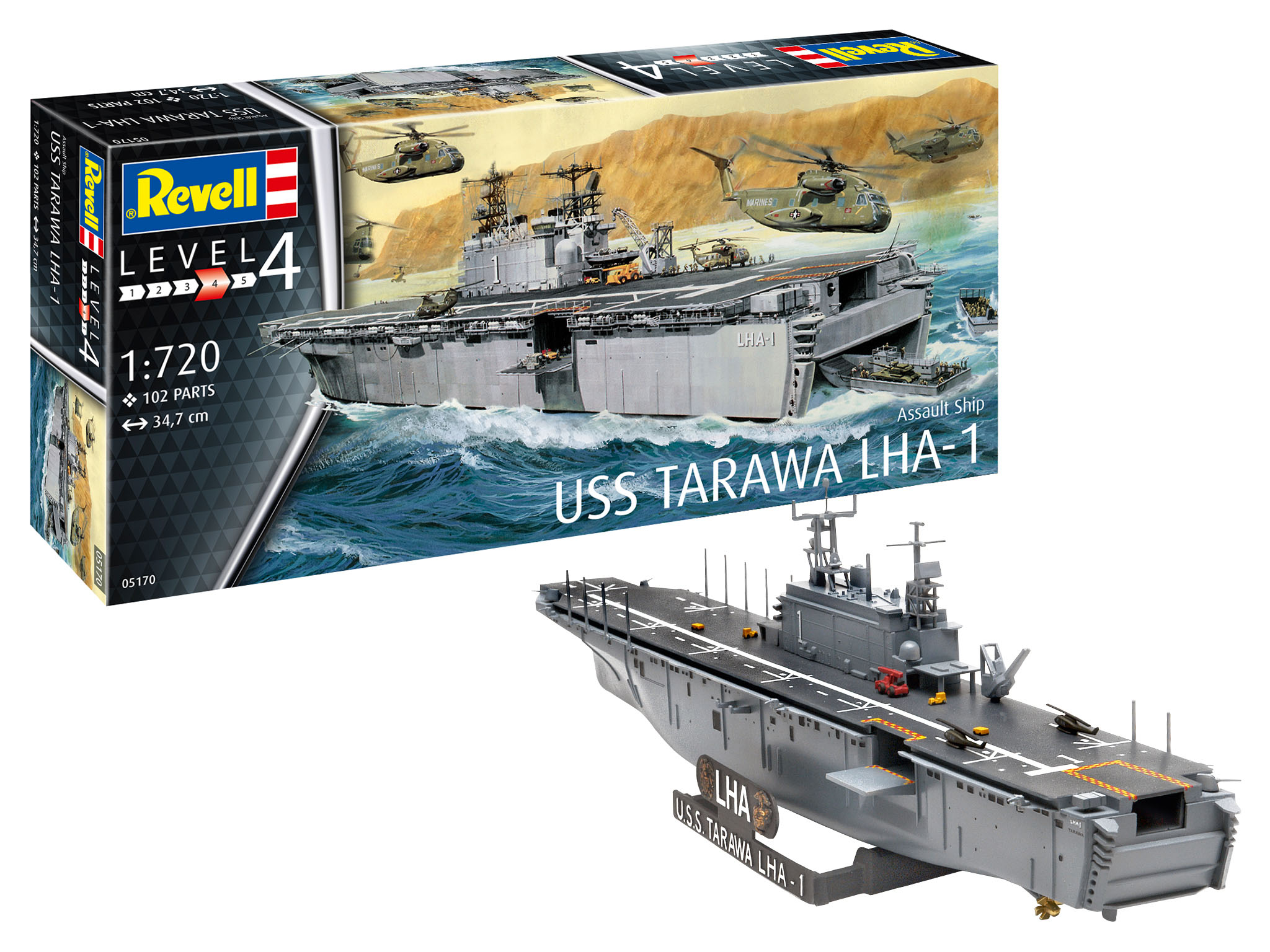 1/720 Assault Ship USS Tarawa LHA-1