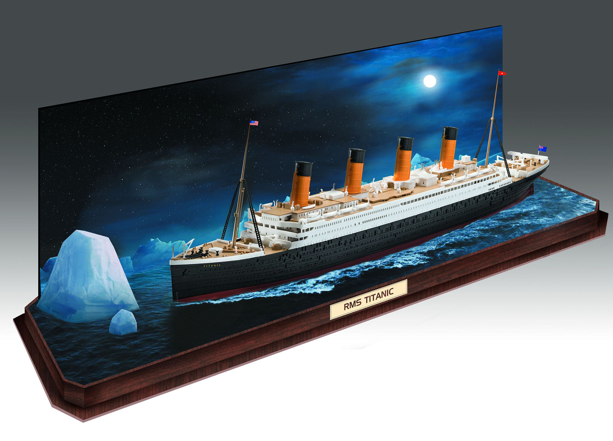 1/24 Gift Set RMS Titanic + 3D Puzzle (Iceberg)