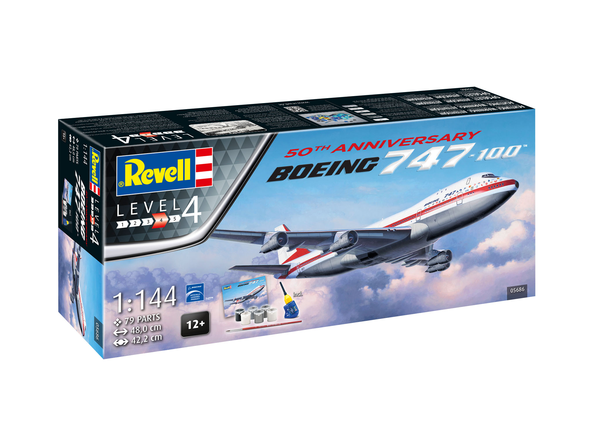 1/144 Gift Set Boeing 747-100, 50th Anniversary