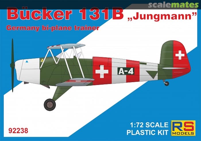 1/72 B&#252;cker B&#252;131B Jungmann Swiss Air Force