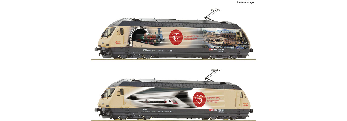 H0 E-Lok 460 019-3 175 Jahre Eisenbahnen in der Schweiz SBB  AC Sound
