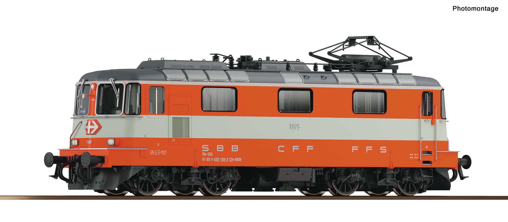 H0 Elektrolokomotive Re 4/4 II 11108 „Swiss Express“, SBB