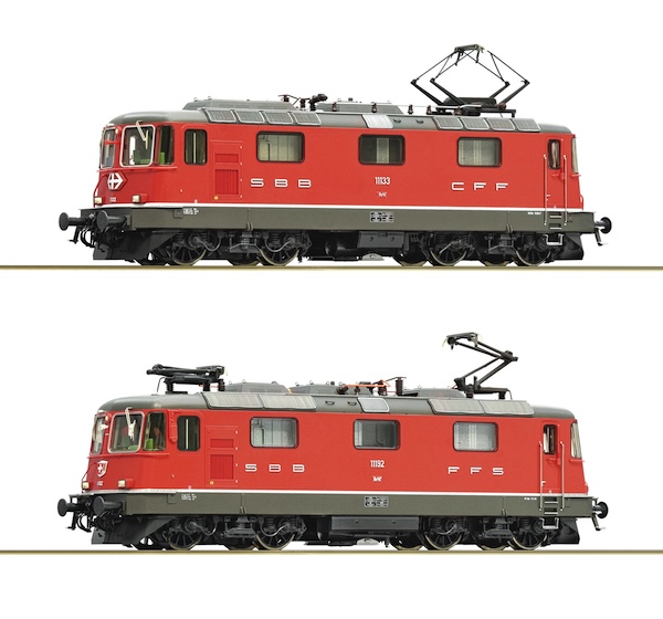 H0 2-tlg. Set: Elektrolokomotiven Re 4/4 II 11133 und Re 4/4 II 11192, SBB