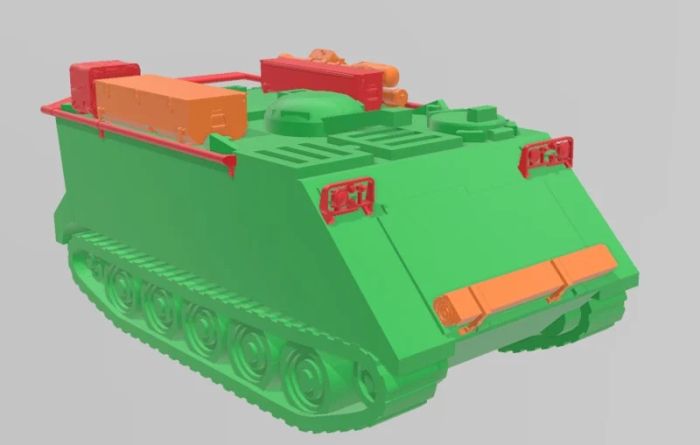 1/35 Conversion Kit FLT Pz 63-73 Swiss Army M113