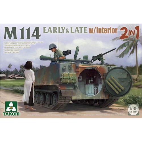 1/35 M114 early &amp; Late w Interior
