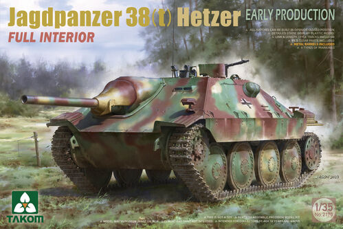 1/35 Jagdpanzer 38(t) Hetzer Early Prod  Full Interior