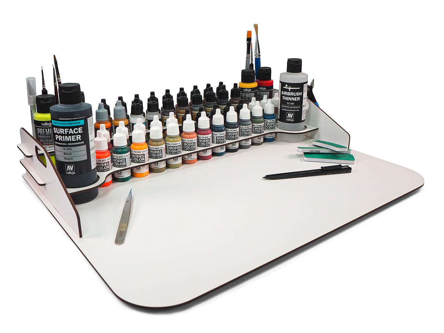 Wall mounted Paint Display for 17 ml, 43 bottels