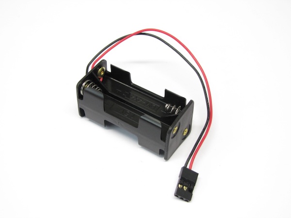 Batteriehalter f&#252;r 4 AA-Zellen mit Kabel JR