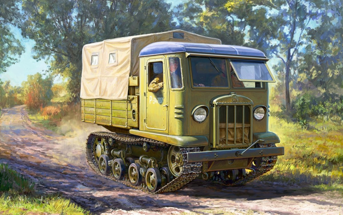 1/35 Soviet Artillery Tractor STZ5 