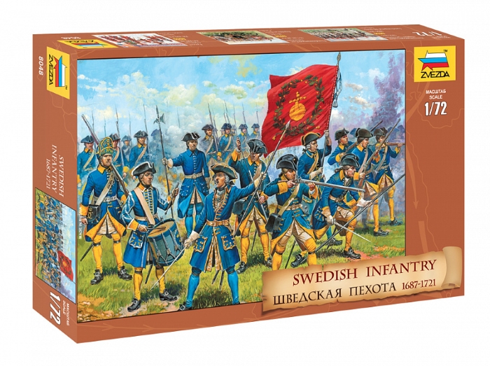 1/72 Swedish Infantry 1687-1721