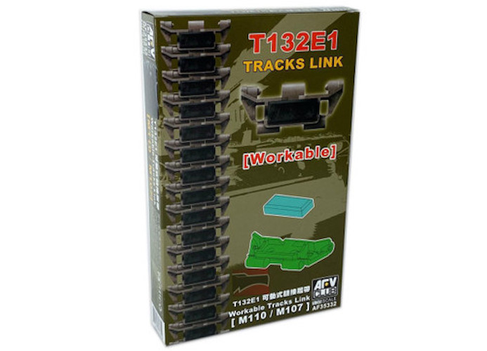 1/35 T132E1 WORKABLE Track Link(M110/M107)
