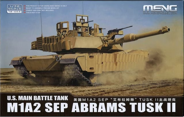 1/72 M1A2 SEP Abrams Tusk II