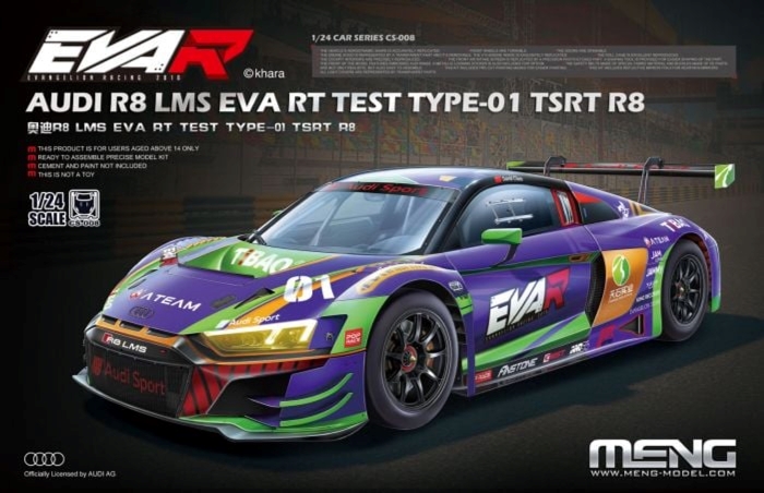 1/24 Audii R8 LMS Test