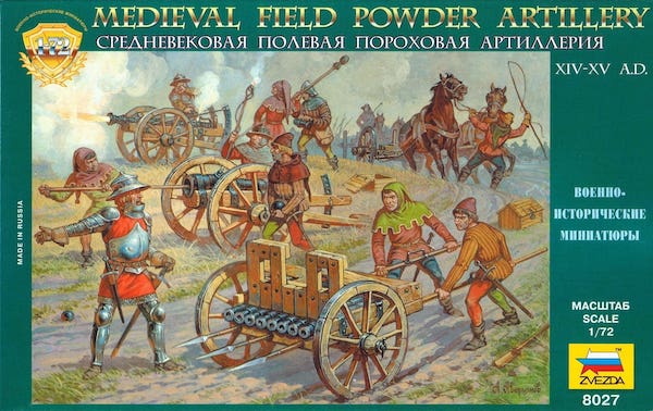 1/72 Medevieal Field Powder Artillery